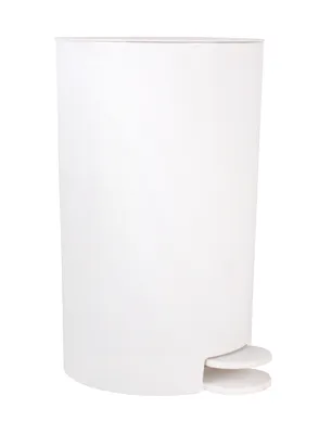 Produktbild von MSV Kosmetikeimer Osaki Mülleimer Treteimer Abfalleimer - 3 Liter – mit herausnehmbaren Inneneimer - Weiß