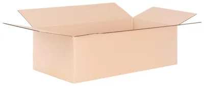 Produktbild von verpacking 400 Faltkartons 590 x 290 x 180 mm Braun (Außenmaß 595 x 295 x 190 mm) KK 123 1-wellig Versandkarton für Waren DHL Paket DPD GLS Hermes Kartons