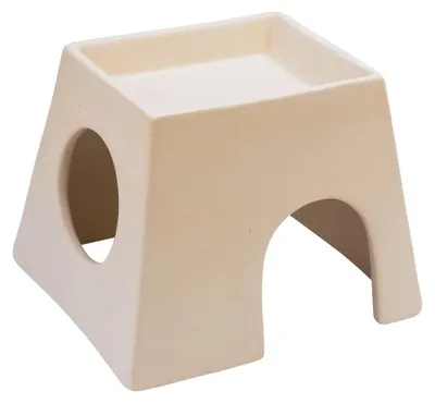 Kleintierhaus aus Keramik, 18 x 15,5 x 13,5 cm