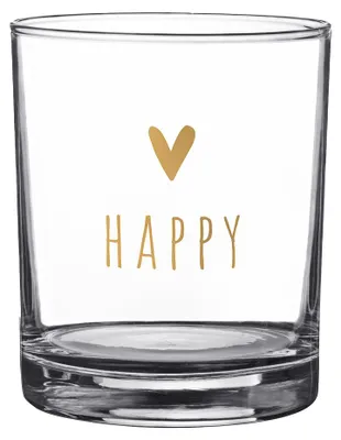 Image de Clayre & Eef Verre à eau 230 ml Verre Cœur