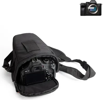 Produktbild von K-S-Trade Kameratasche Fototasche Schultertasche Umhängetasche kompatibel mit Sony Alpha 7R IV Colt  für Systemkameras Schutzhülle bag