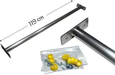 Produktbild von Gymnastická tyč SK 119 cm z nehrdzavejúcej ocele V2A horizontálna tyč jednoduchá gymnastická tyč lezecká tyč