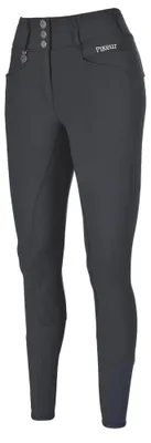 Produktbild von Pikeur CANDELA Corkshell FFL Highwaist Damen Winter Reithose Ganzbesatz dark shadow HW 25, Größe:46