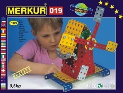 Zdjęcie produktu dla Merkur 019 Mill, 181 części, 10 modeli
