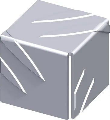 Produktbild von Alfer Kofferecken aus Aluminium für Blech- und Holzkisten 41,2 x 41,2 mm