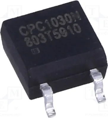 Immagine prodotto di 1 relè: semiconduttore, corrente di commutazione 120mA, corrente di controllo 50mA, massimo 350VAC, 30Ω, 1030N. Relè monofase