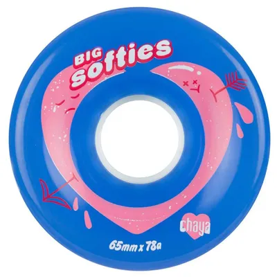 Produktbild von Chaya Big Softie´s Clear Schlittschuhrollen Durchsichtig 65 mm / 78A Durchsichtig 65 mm / 78A