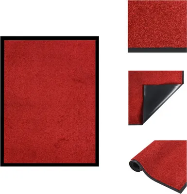 Obrázek produktu pro vidaXL Rohožka červená 40x60 cm - Rohožky před dveře