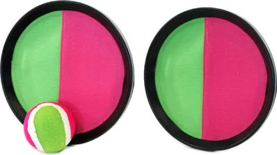 Produktbild von Klettballspiel Set 2 Schläger & Ball - Wurfspiel für Garten & Strand - Catchball Spaß