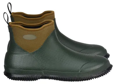 Produktbild von Deckstiefel, Regenstiefel, Gummistiefel, Knöchelstiefel, isolierte Schlammstiefel für die Gartenarbeit, Neopren-Gummi, leicht und langlebig