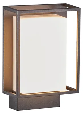 Zdjęcie produktu dla Zewnętrzna lampa ścienna LED Nordlux Nestor IP44 czarna 49041003