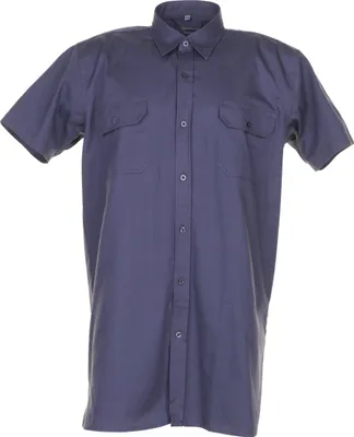 Produktbild von Größe 45/46 Herren Planam Hemden Köperhemd 1/4-Arm grau Modell 0405