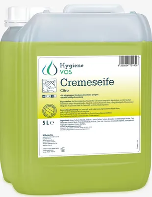 Zdjęcie produktu dla Hygiene Vos - kremowe mydło Citro 5 litrów