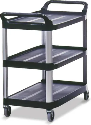 Produktbild von Rubbermaid X-Tra Servierwagen Schwarz