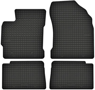 Produktbild von Gummimatten passend für  Toyota Auris II (ab 2013) Gummi Fußmatten Satz Schwarz + Stopper