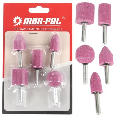 Produktbild von MAR-POL Brusné nástavce na přímou brusku 5ks M22566