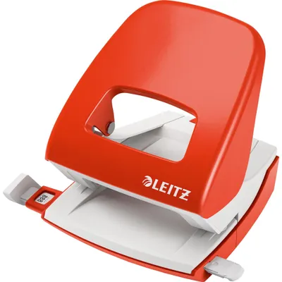 Zdjęcie produktu dla Dziurkacz biurowy Leitz 5008-00-20 NeXXt - 30 kartek, jasnoczerwony