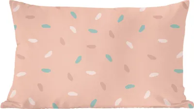 Produktbild von MuchoWow® Zierkissen Sofakissen Wohnzimmer Dekokissen 50x30 cm Sommer - Muster - Pastell - Wohnzimmerdekoration - Polster mit Photo