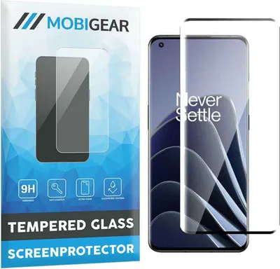 Produktbild von Mobigear Premium  OnePlus 10 Pro Panzerglas Gehärtetes Glas Displayschutz - Hüllenfreundlich - Schwarz
