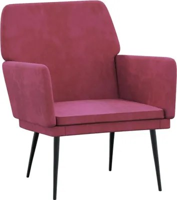 Produktbild von Sessel Weinrot 62x79x79 cm Samt