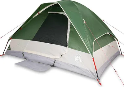 Produktbild von vidaXL Kuppel-Campingzelt 4 Personen Grün Wasserdicht