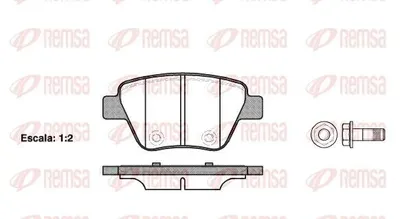 Produktbild von REMSA Bremsbeläge Satz Hinten Bremsklötze für VW GOLF VI (5K1) 1420.00