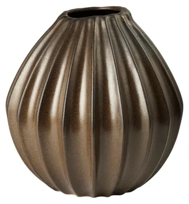 Immagine prodotto di Vaso largo Broste Copenhagen, colore marrone anticato