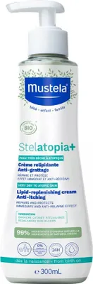 Produktbild von Mustela Stelatopia Krem uzupełniający lipidy, 300 ml