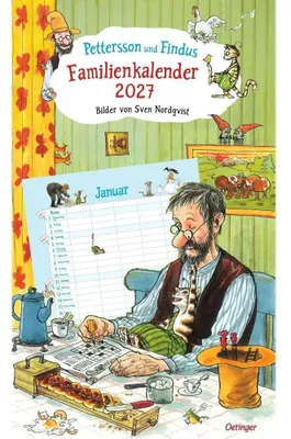 Produktbild von Oetinger Pettersson und Findus. Familienkalender 2027