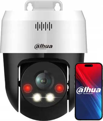 Produktbild von Dahua 5Mpx Poe Ptz-Kamera: Audio, Bewegungserkennung, Eindringungswarnung