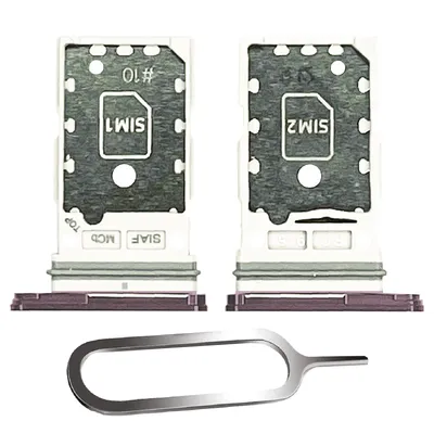 Produktbild von Samsung Galaxy S23 Ultra 5G Sim Karten Halter Tray Adapter Fach Stecker Slot Nadel Pin Dual Lavender