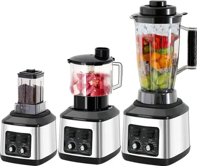 Zdjęcie produktu dla Blender, sokowirówka, funkcjonalność 3 w 1, wysoka wydajność, 3 w 1