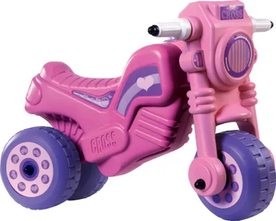 Produktbild von Dohany Rutscher Motorrad Fahrzeug Cross 1 Kinder Laufrad Lauflernrad Pink/Lila
