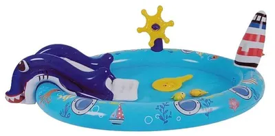 Produktbild von SUN CLUB Wasserspielplatz für Kinder mit Haifischrutsche