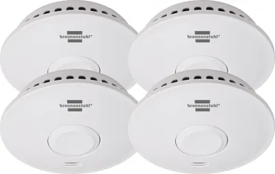 Image de Brennenstuhl Funk Rauchmelder SET, 4x RM L 3101