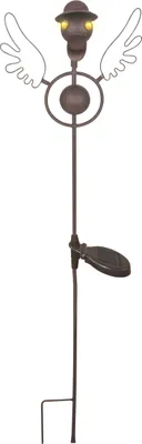 Image de Näve Leuchten Lampe solaire à LED oiseau avec platine à LED Lampe solaire à LED oiseau avec platine à LED Piquet de terre solaire "oiseau"