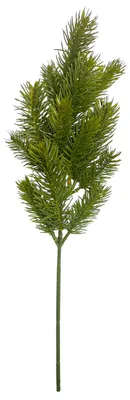 Produktbild von Künstlicher Tannenzweig "REAL" mit 13 Trieben. Ca 50cm.