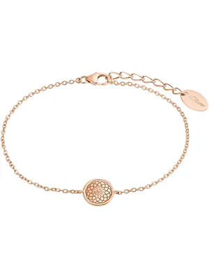 Produktbild von s.Oliver 2034199 Damen Armband Sterling-Silber 925 Rose 20 cm