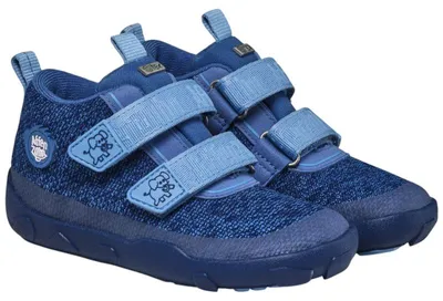 Produktbild von Affenzahn Knit Happy Elefant Klettschuh Blau