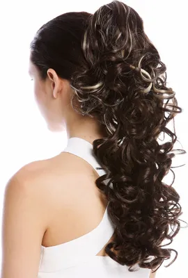 Produktbild von WIG ME UP Zopf Pferdeschwanz lockig lang voluminös Braun Blond Mix N956-V-6TT26