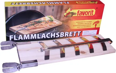 Produktbild von Favorit Flammlachsbrett 55 x 16,5 cm