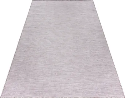 Produktbild von Outdoor Teppich Wetterfest 120x170 Rechteck Pink für Camping Garten oder innen Unicolor - Einfarbig aus Polypropylen