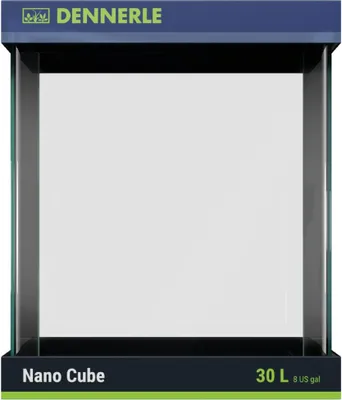 Produktbild von Dennerle Nano Cube, 30 Liter - 30 x 30 x 35 cm - Mini-Aquarium mit abgerundeten Ecken