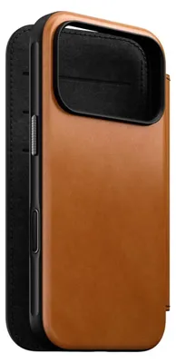 Produktbild von Nomad Modern Camino Lederfolio iPhone 18 Pro English Tan