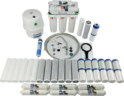 Produktbild von 6 Stufen Umkehrosmoseanlage RO Wasserfilter 75 GPD mit 3-Jahre Ersatzfilter
