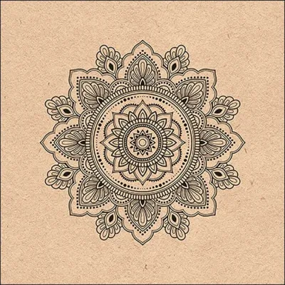 Produktbild von A - Napkin 33 Recycled Mandala NatureMix