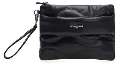 Productafbeelding van Blauwe handtas/clutch voor dames, wit