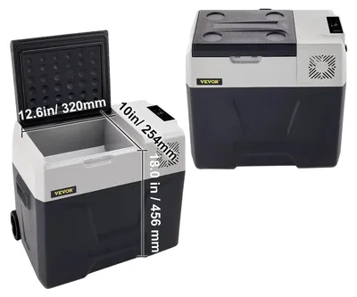 Zdjęcie produktu dla Przenośna lodówka, duża pojemność, wydajne chłodzenie, 50 l