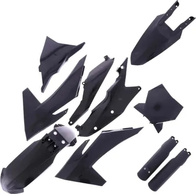 Immagine prodotto di Kit 10 carene POLISPORT nero per Ktm