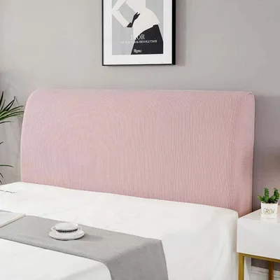 Produktbild von Bett Kopfteil Husse/Bezug Für Betten 150, Bettkopfteil Hussen Boxspringbezug Stepp Einfarbig Staubhülle Kopfbedeckungen Elastische